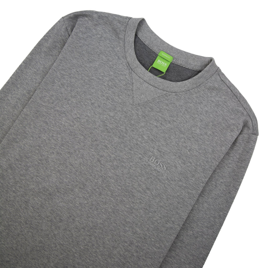 Hugo Boss C Salbo Logo Crewneck Sweatshirt Grey 059