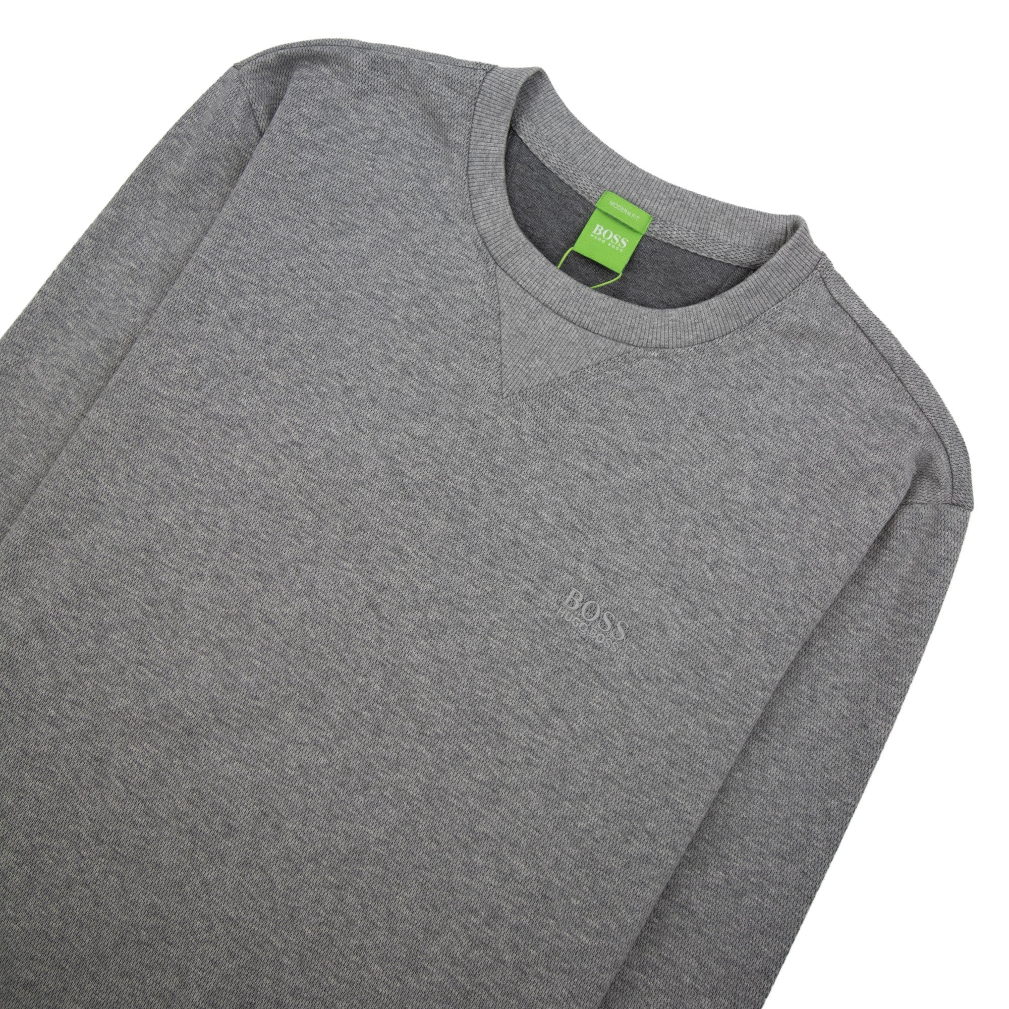 Hugo Boss C Salbo Logo Crewneck Sweatshirt Grey 059