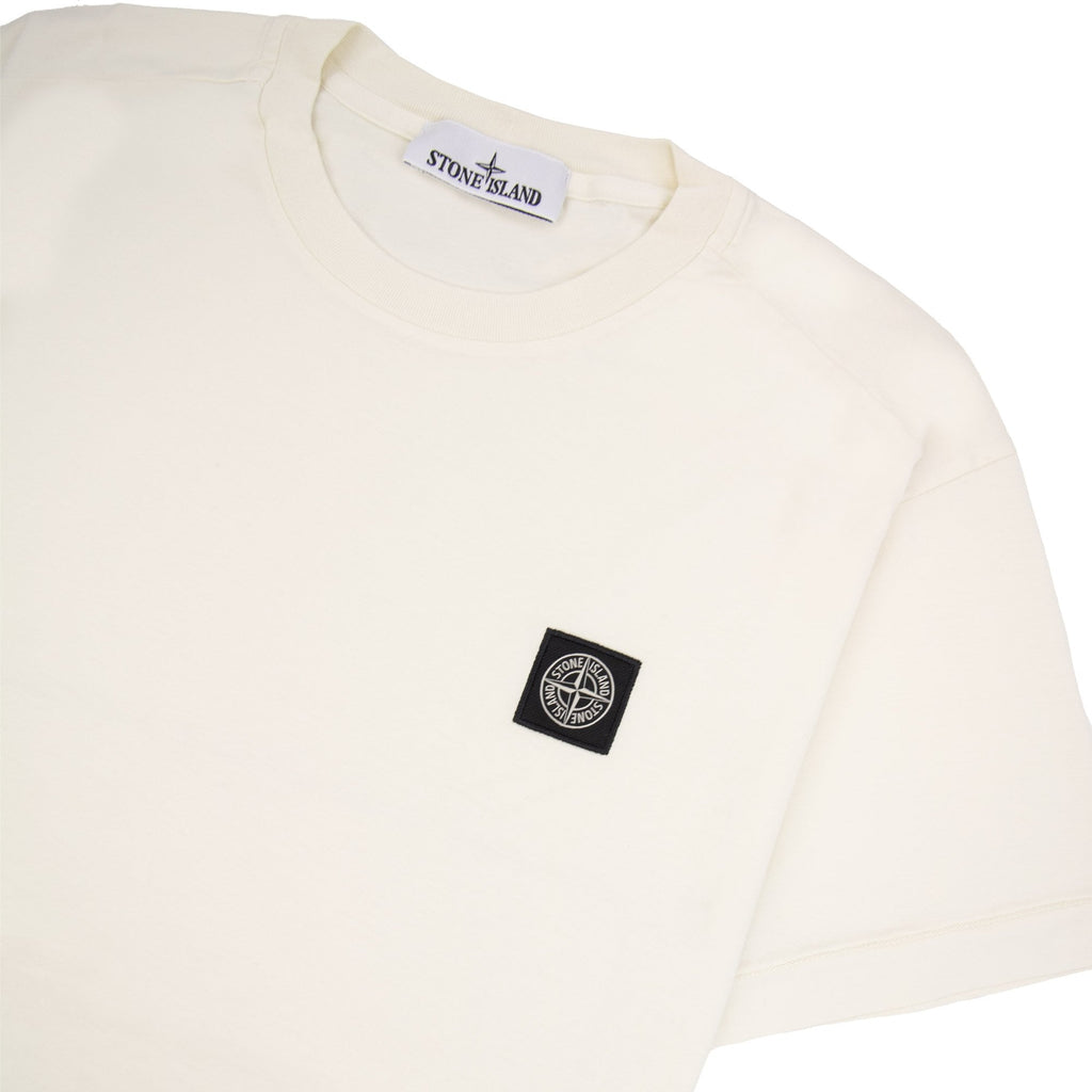 Stone Island Small Logo Patch Ivory V0093