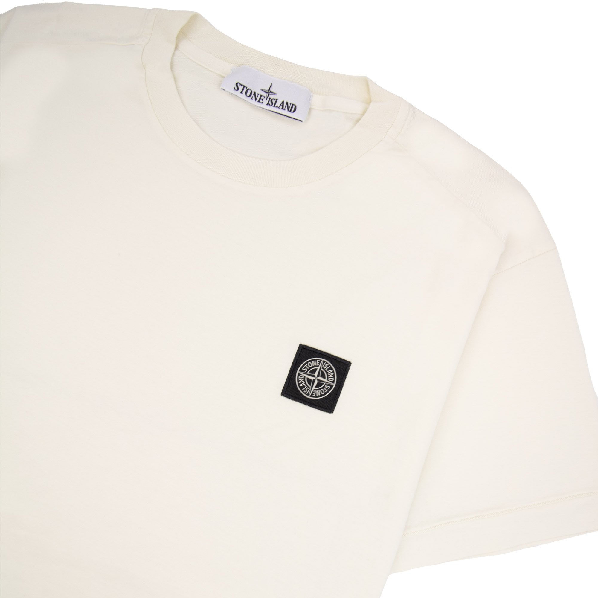 Stone Island Small Logo Patch Ivory V0093