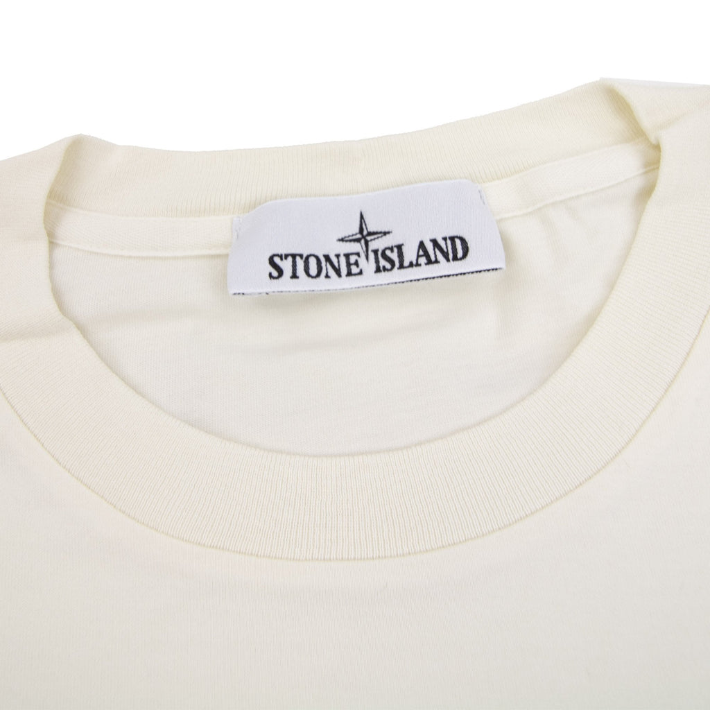 Stone Island Small Logo Patch Ivory V0093