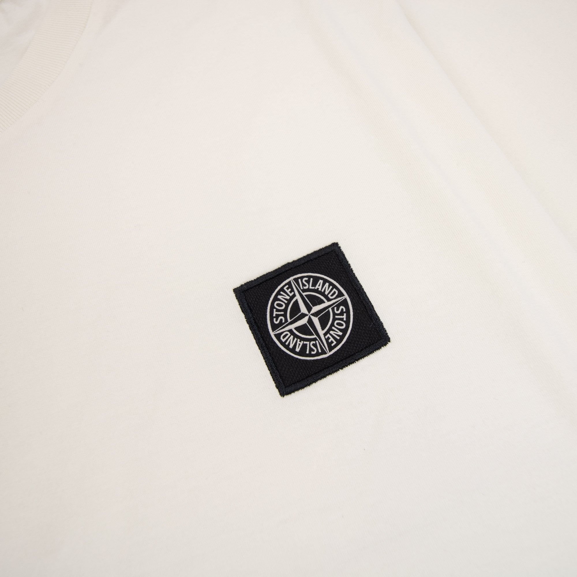 Stone Island Small Logo Patch Ivory V0093