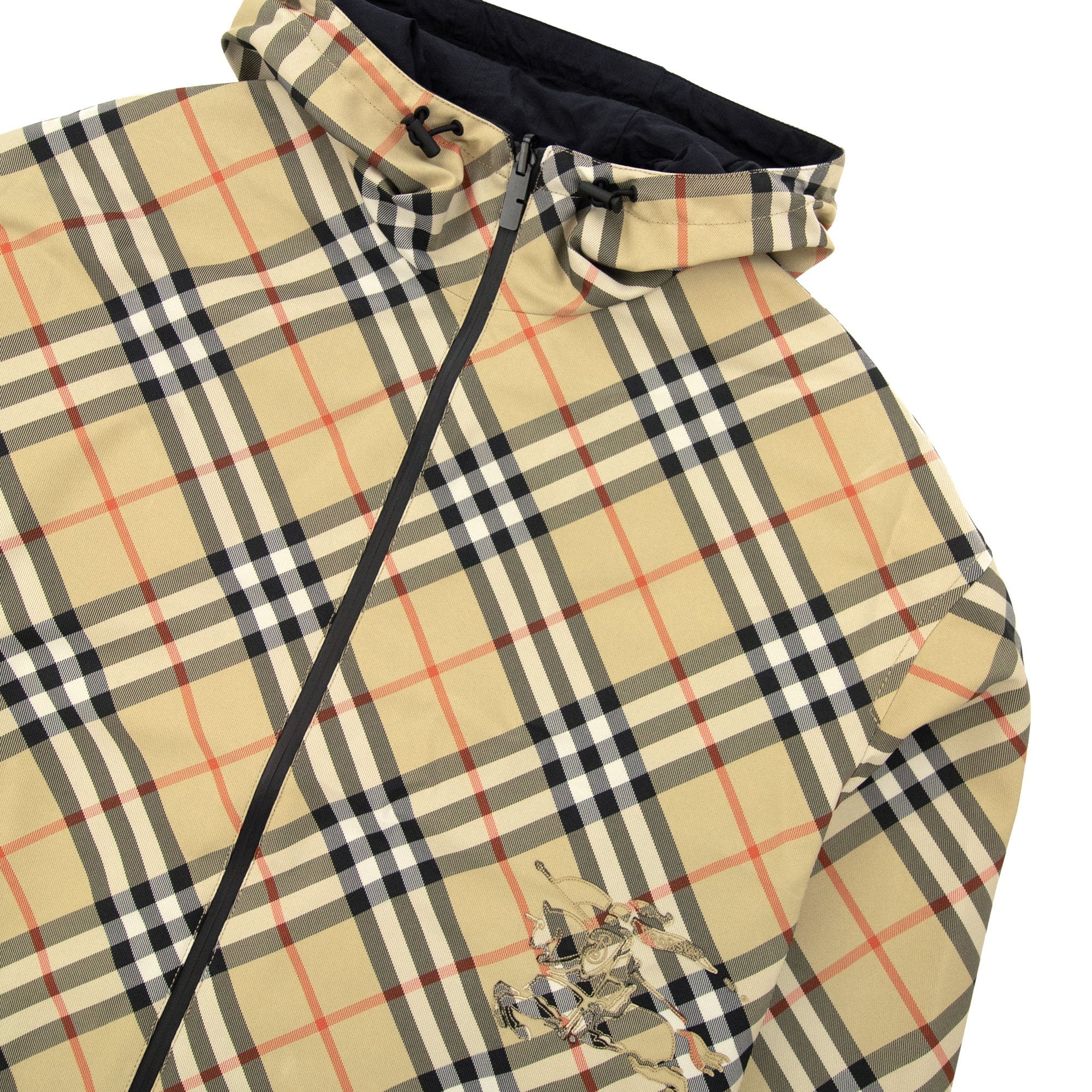 Burberry Reversible Check Twill Jacket Sand Ip Check