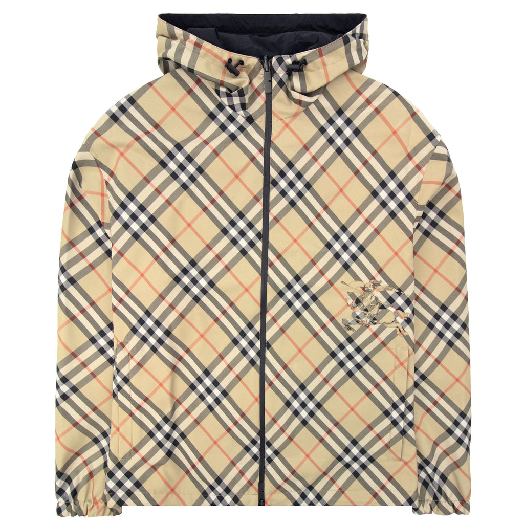 Burberry Reversible Check Twill Jacket Sand Ip Check