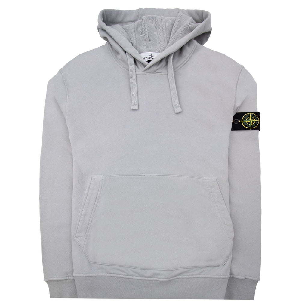 Stone Island 64151 Hooded Sweatshirt Pearl Grey V0061