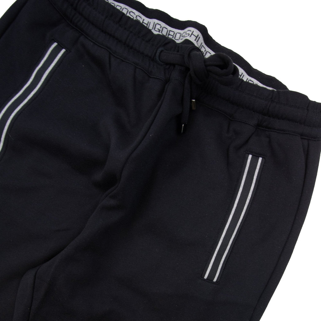 Hugo Boss Hadim Straight Hem Trackpants Black