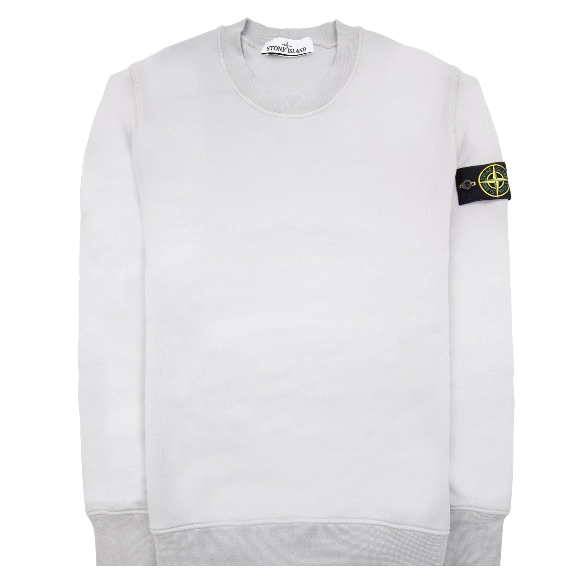 Stone Island 63051 Crewneck Sweatshirt Pearl Grey V0061