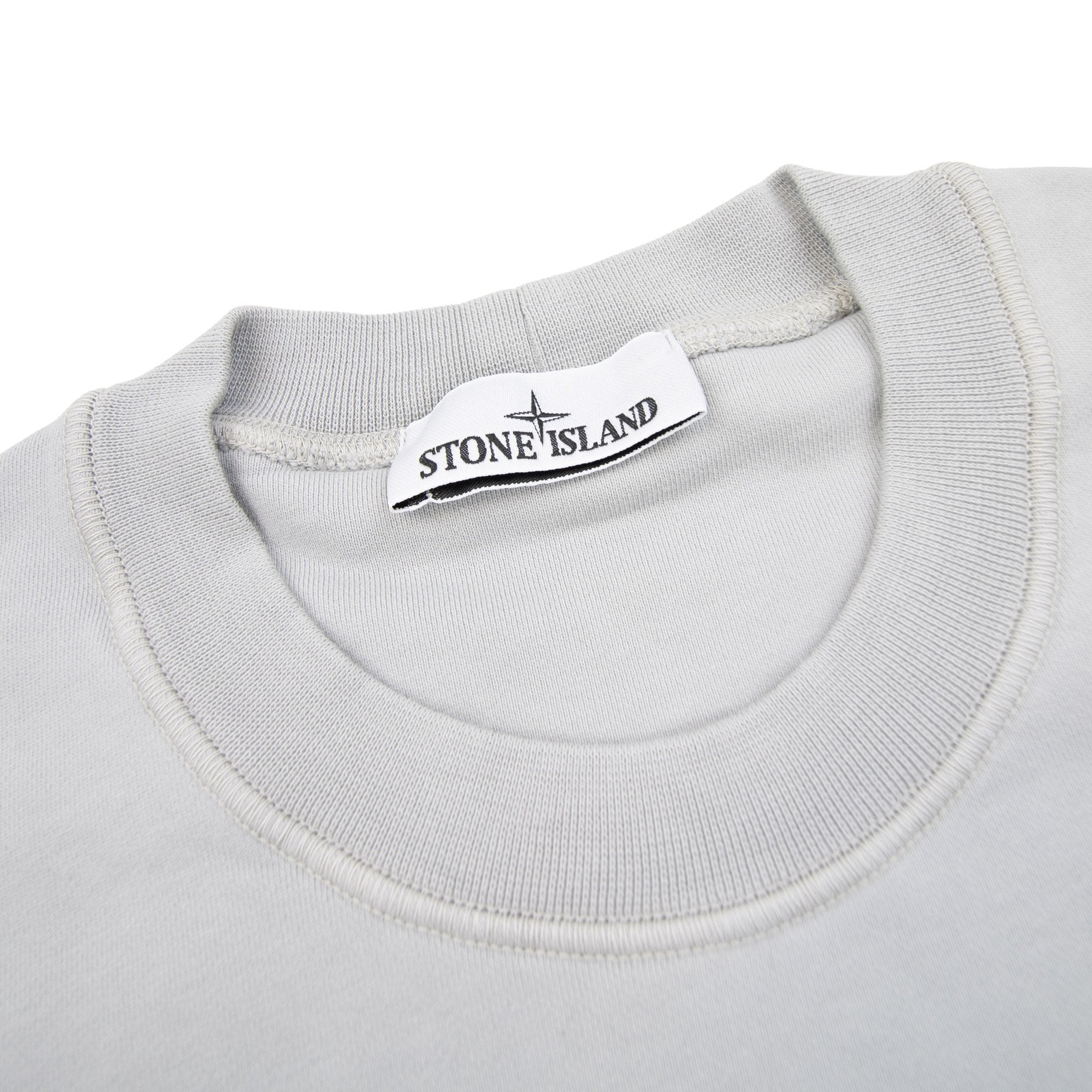 Stone Island 63051 Crewneck Sweatshirt Pearl Grey V0061