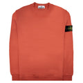 Stone Island 63051 Crewneck Sweatshirt Scarlet V008a