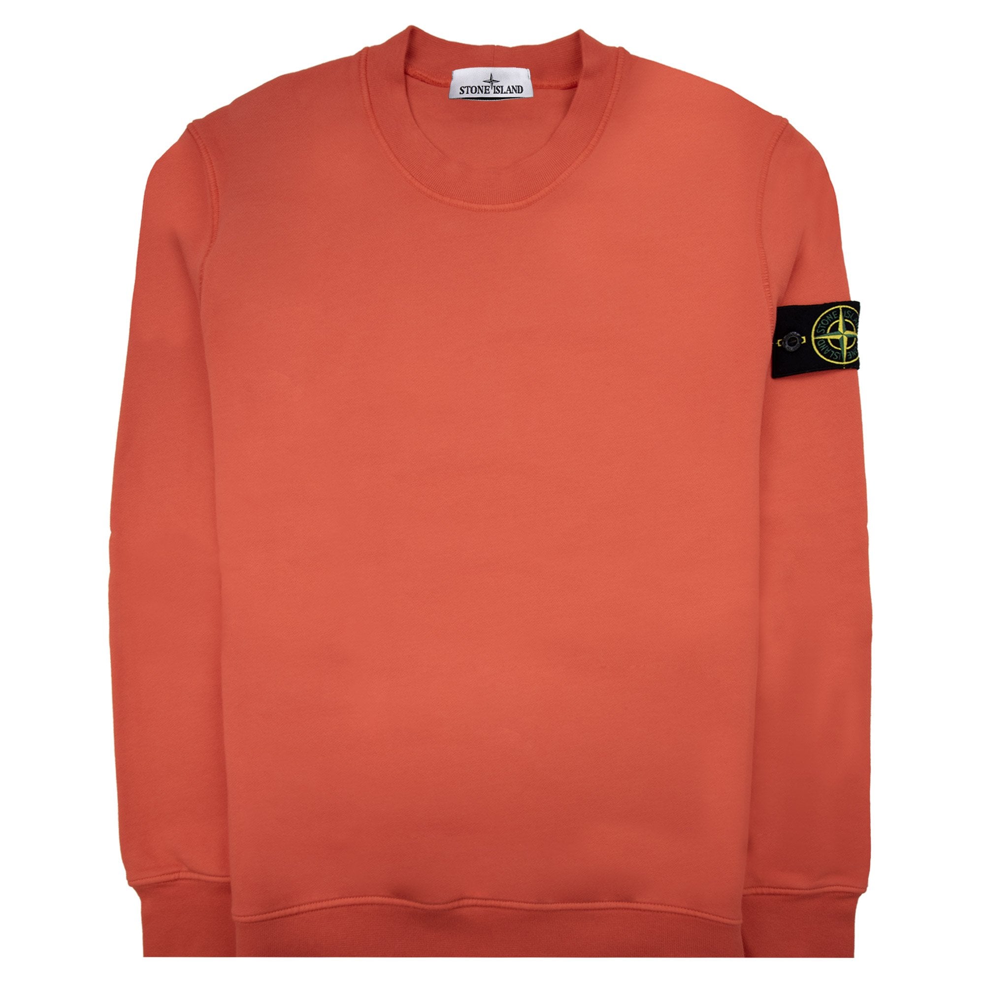 Stone Island 63051 Crewneck Sweatshirt Scarlet V008a
