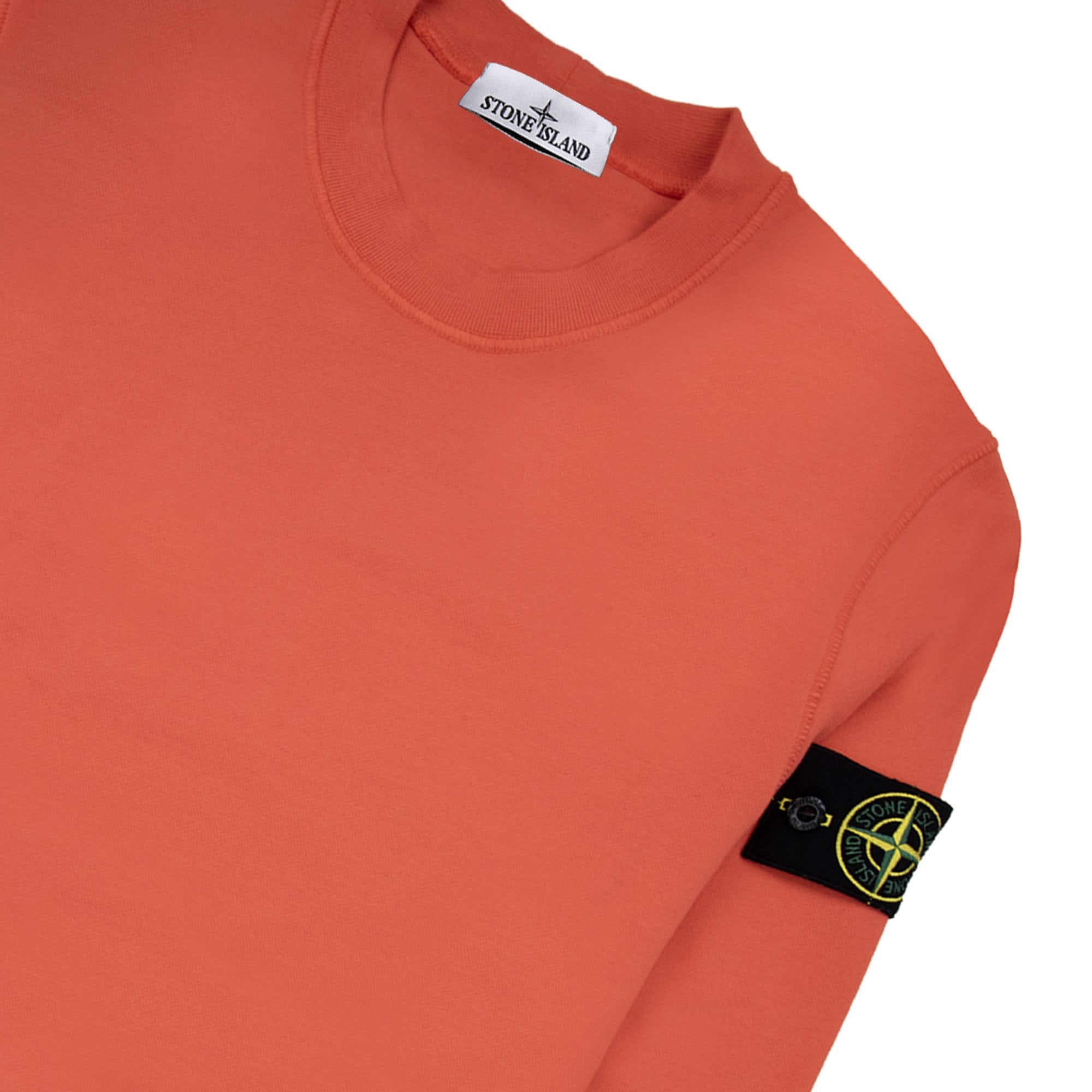 Stone Island 63051 Crewneck Sweatshirt Scarlet V008a