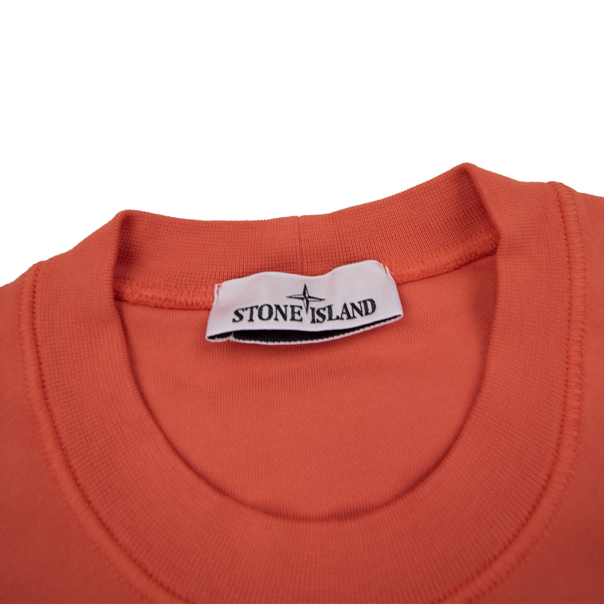 Stone Island 63051 Crewneck Sweatshirt Scarlet V008a