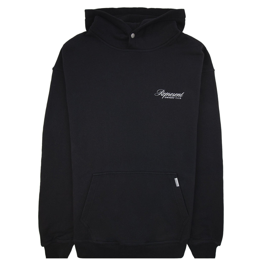 Represent Owners Club Script Hoodie Black