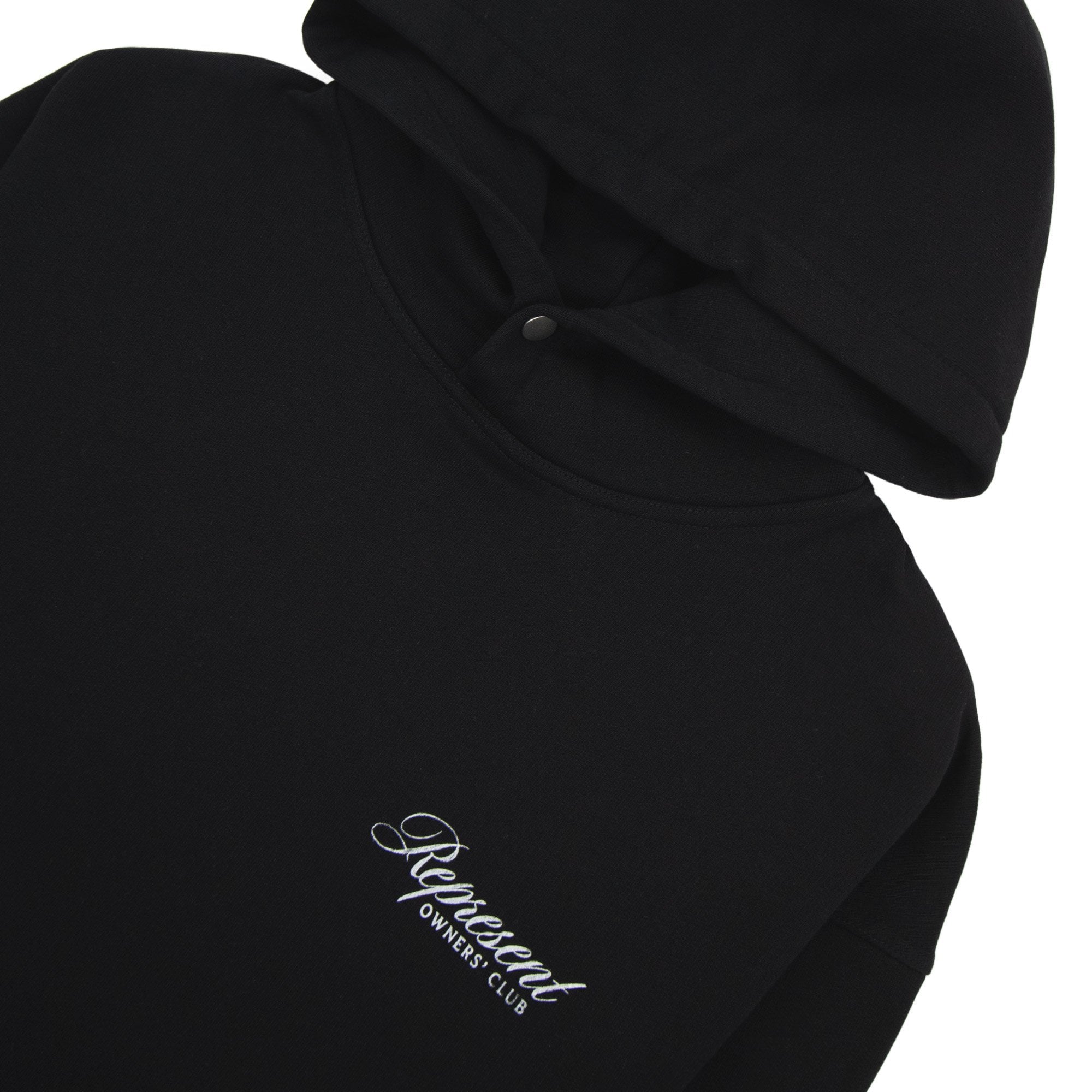 Represent Owners Club Script Hoodie Black
