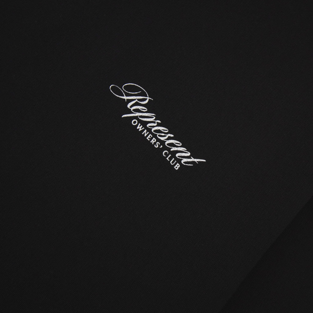 Represent Owners Club Script Hoodie Black