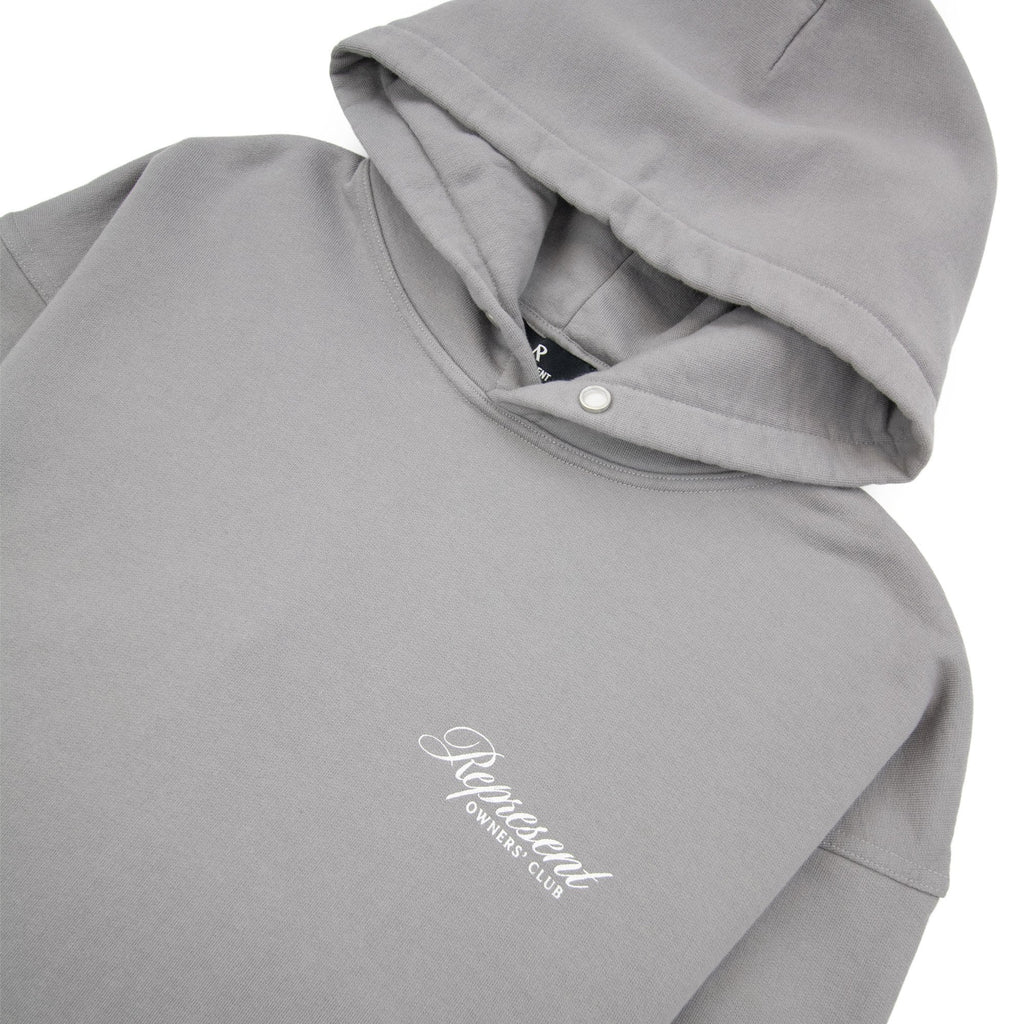 Represent Owners Club Script Hoodie Slate