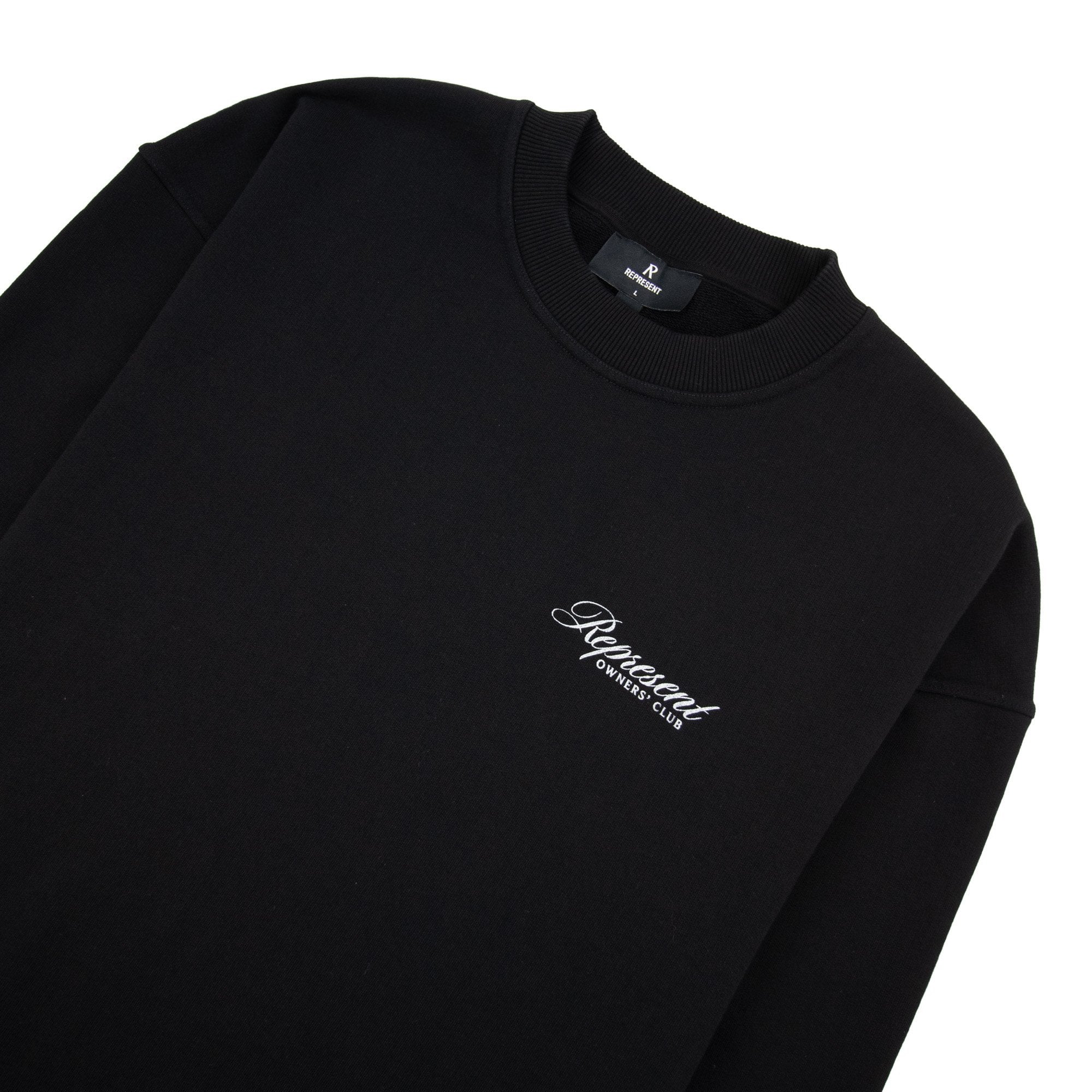 Represent Owners Club Script Sweater Black