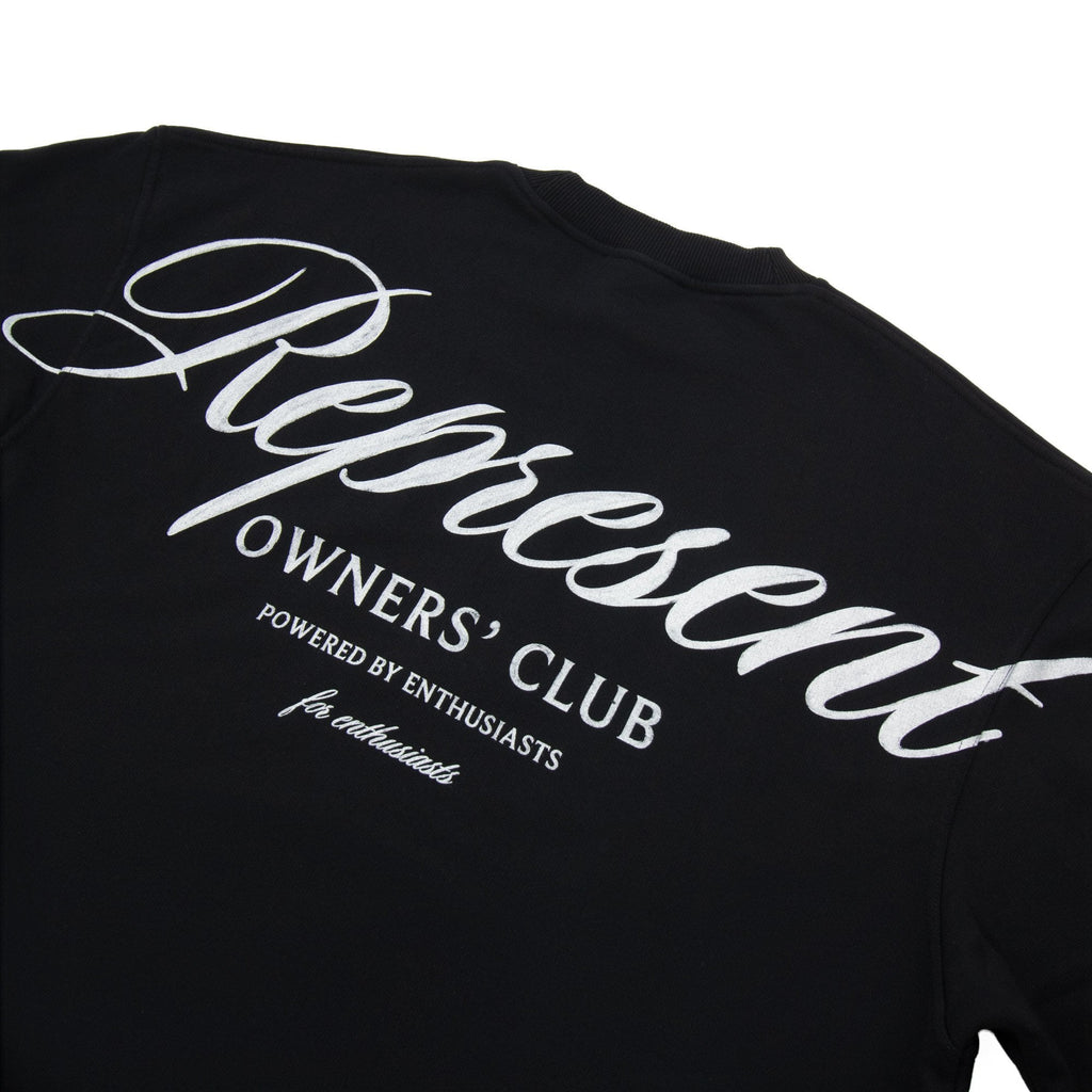 Represent Owners Club Script Sweater Black