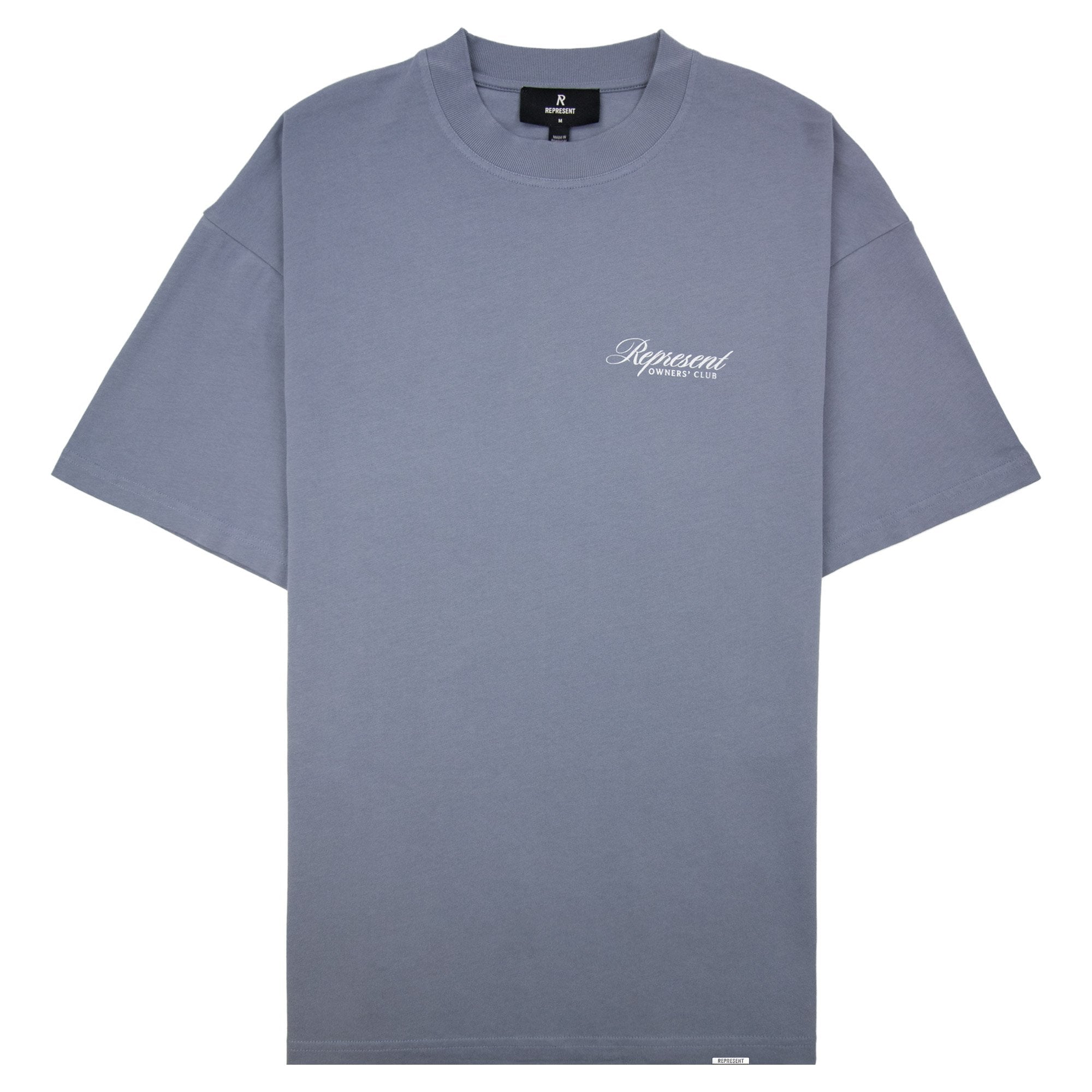 Represent Owners Club Script T Shirt Dusty Blue