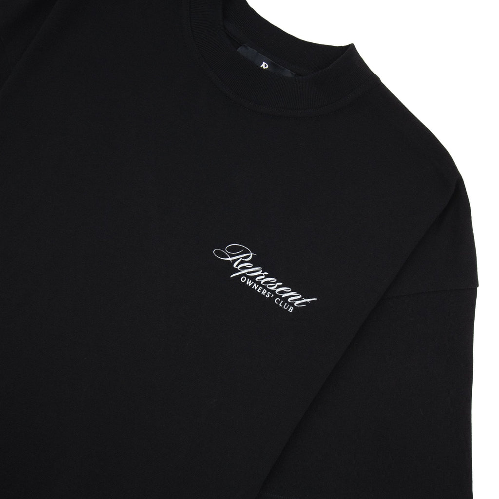 Represent Owners Club Script T Shirt Black