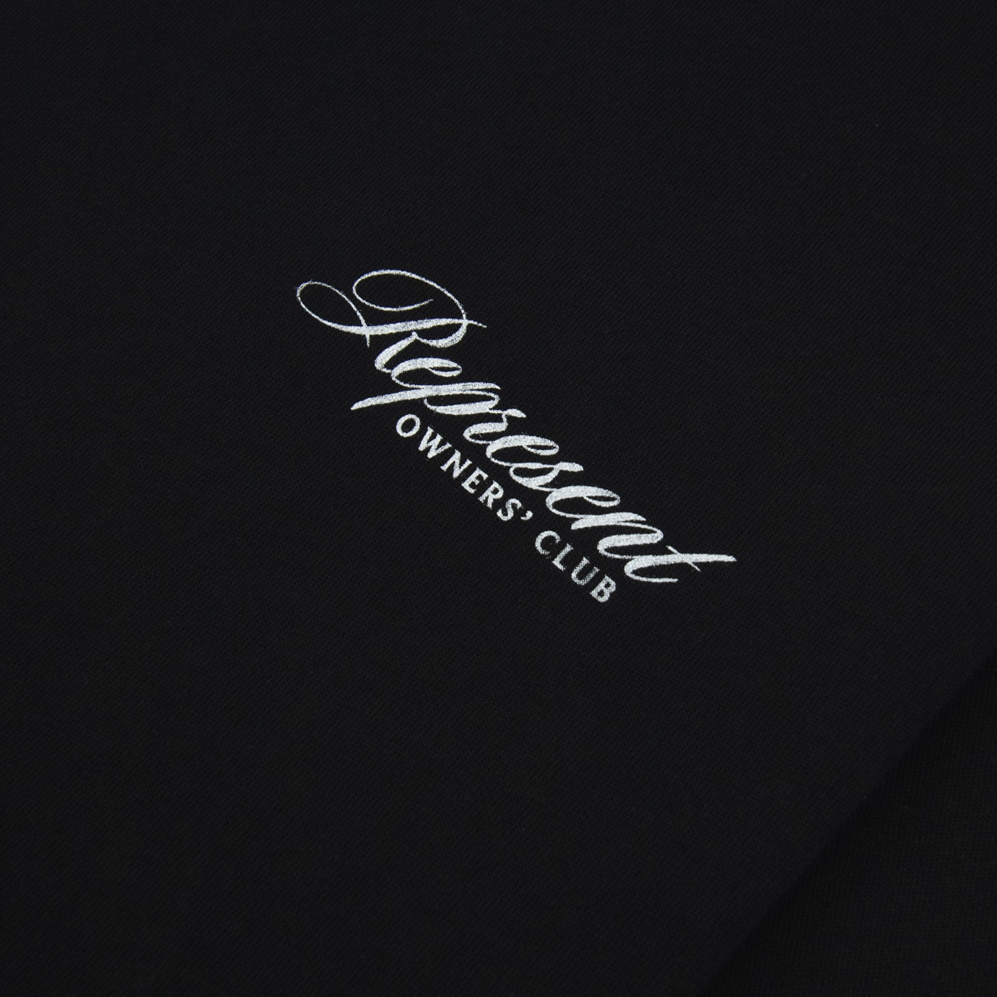 Represent Owners Club Script T Shirt Black
