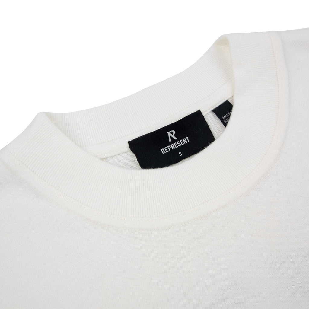 Represent Owners Club Script T Shirt Flat White