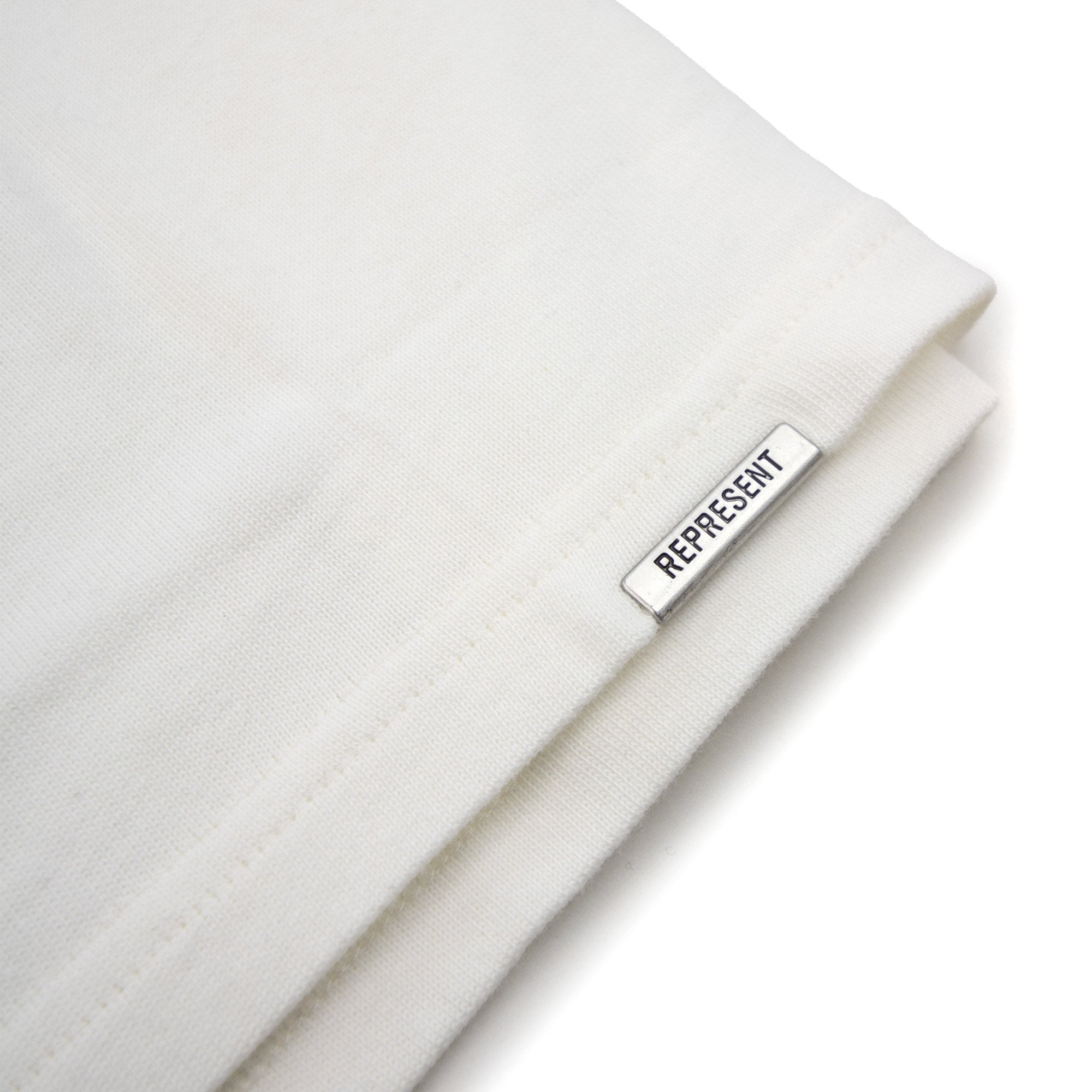 Represent Owners Club Script T Shirt Flat White