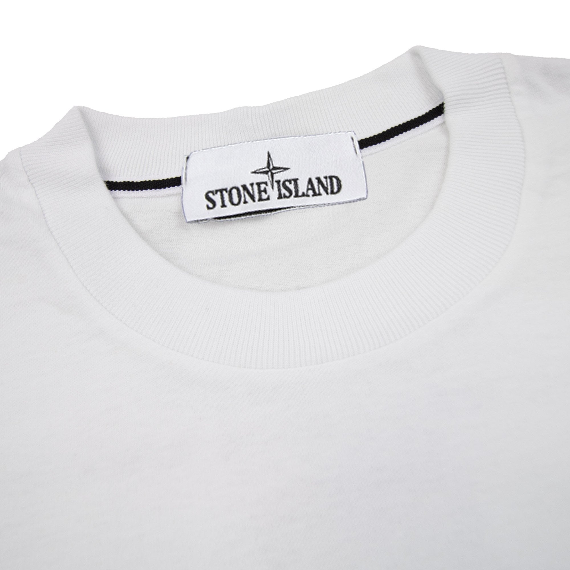 Stone Island 210007 Archivio Print T Shirt White V0001