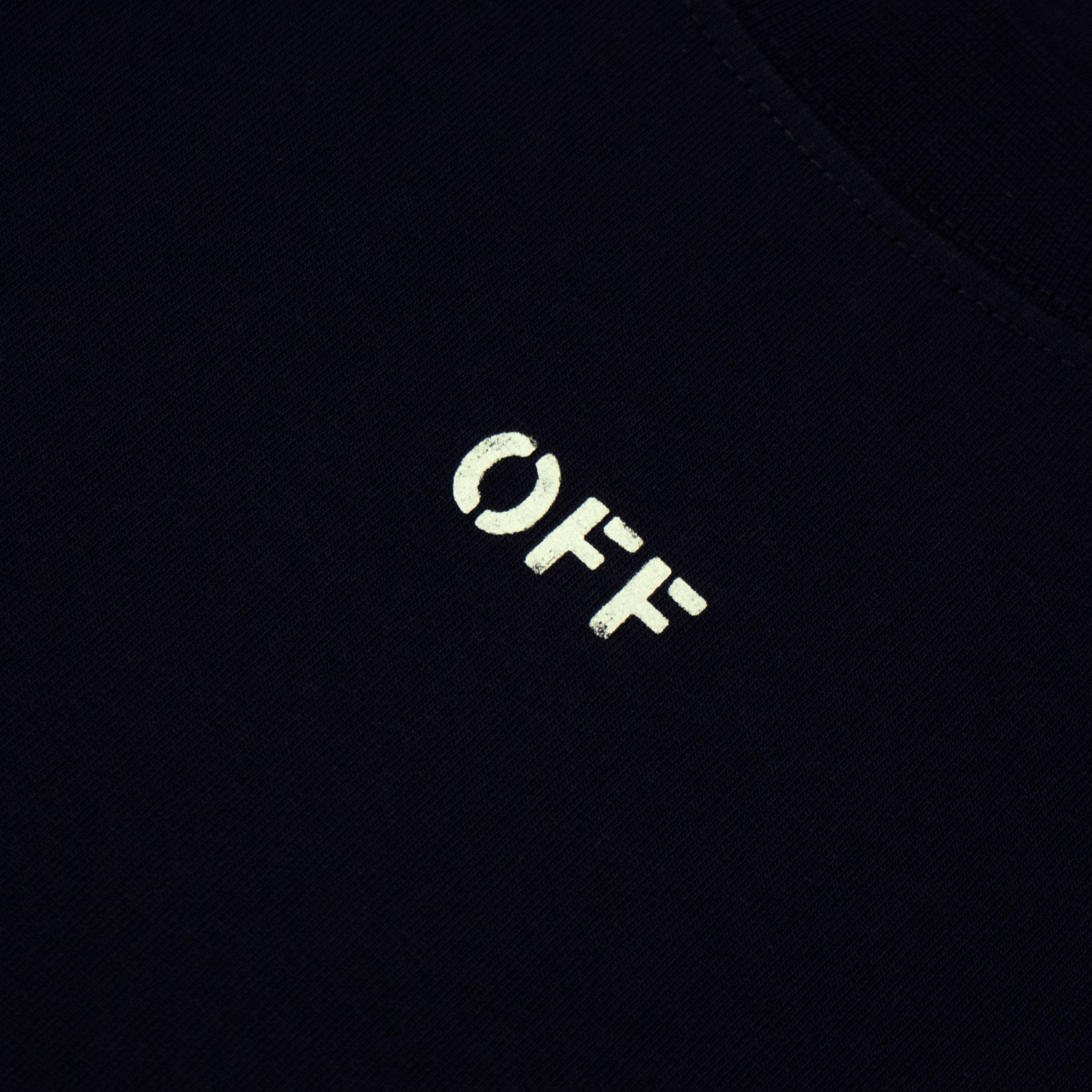 Off White Croco Arrow Slim S/s T Shirt Black Lime