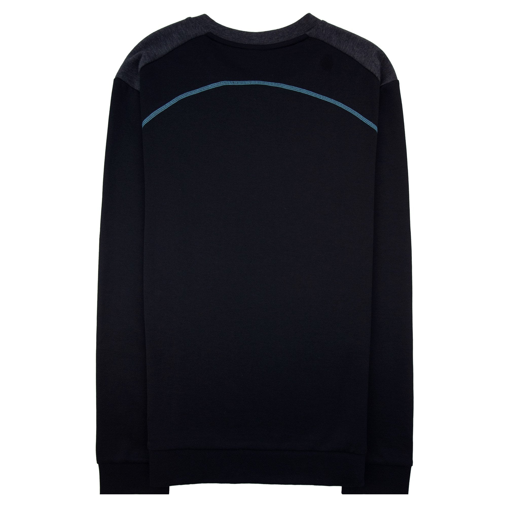 Hugo Boss Sweatshirt With Embroidered Curved Logo Black