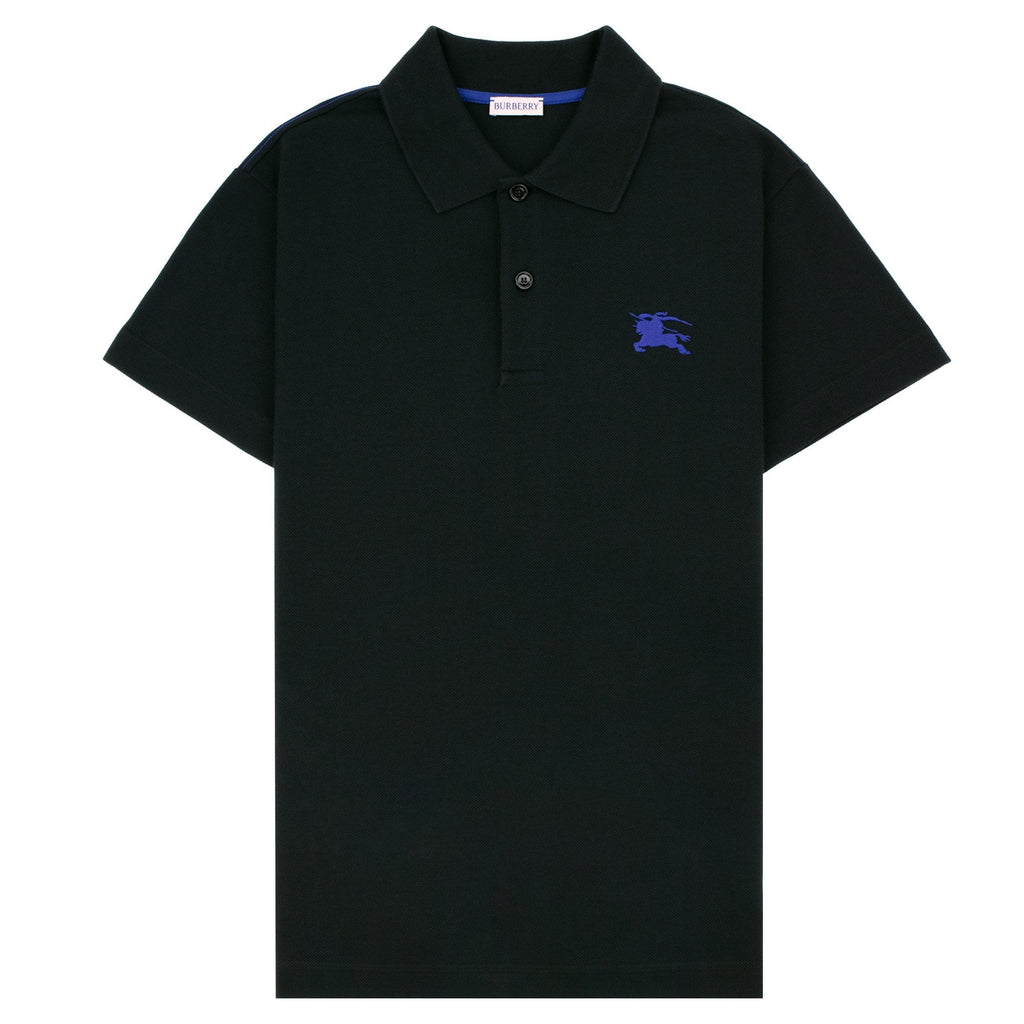 Burberry EKD Logo Cotton Polo Black