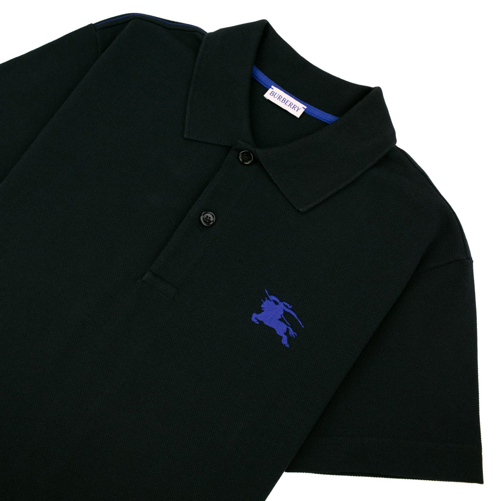 Burberry EKD Logo Cotton Polo Black