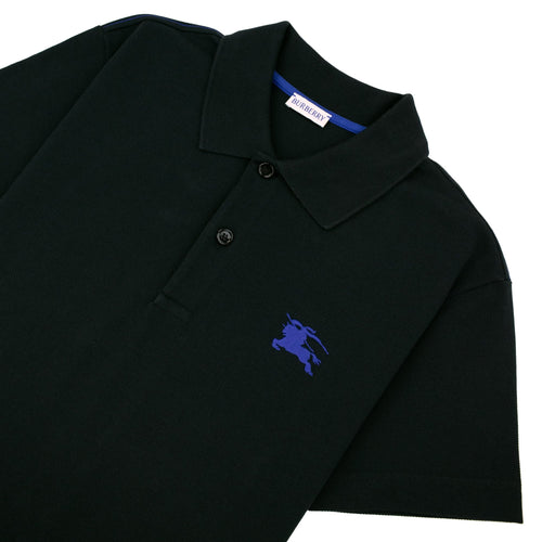 Burberry EKD Logo Cotton Polo Black