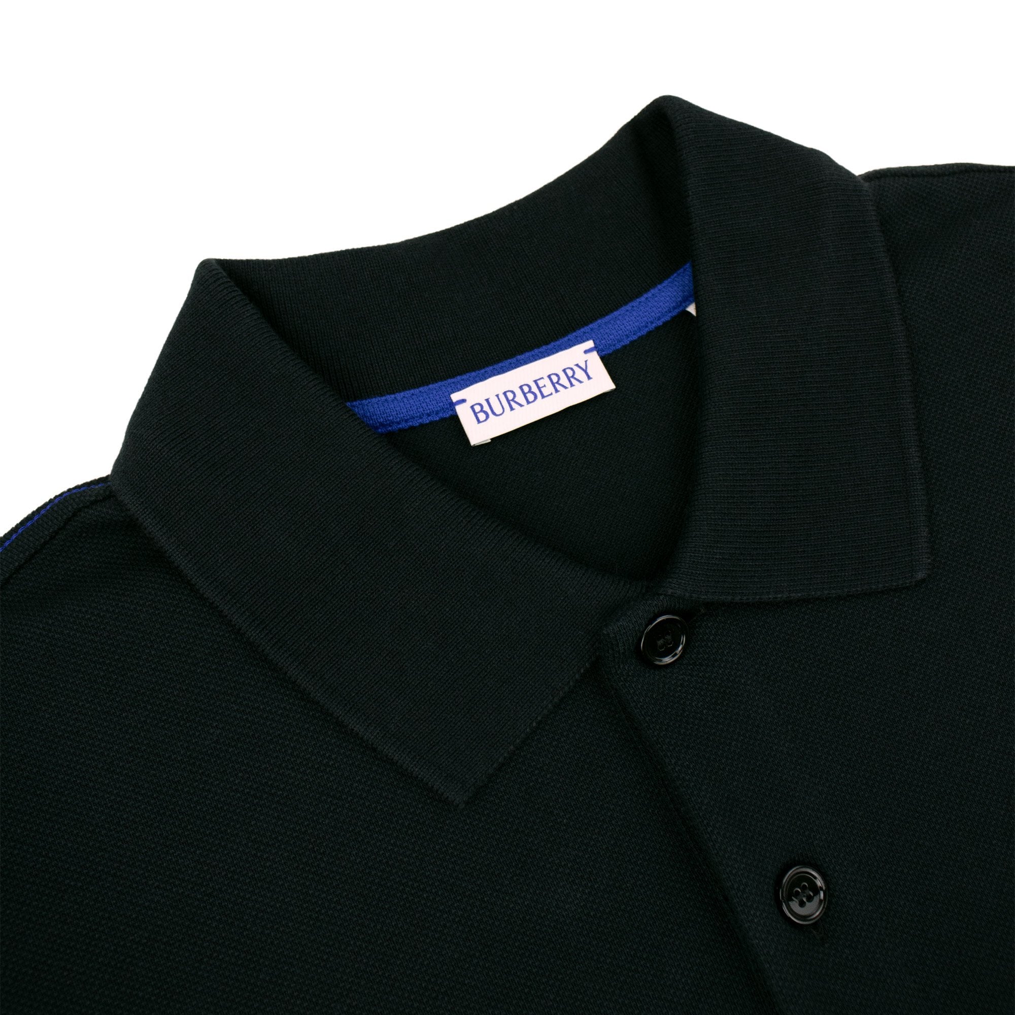 Burberry EKD Logo Cotton Polo Black