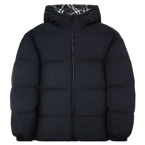 Burberry Reversible Check Down Puffer Jacket Snug Ip Check