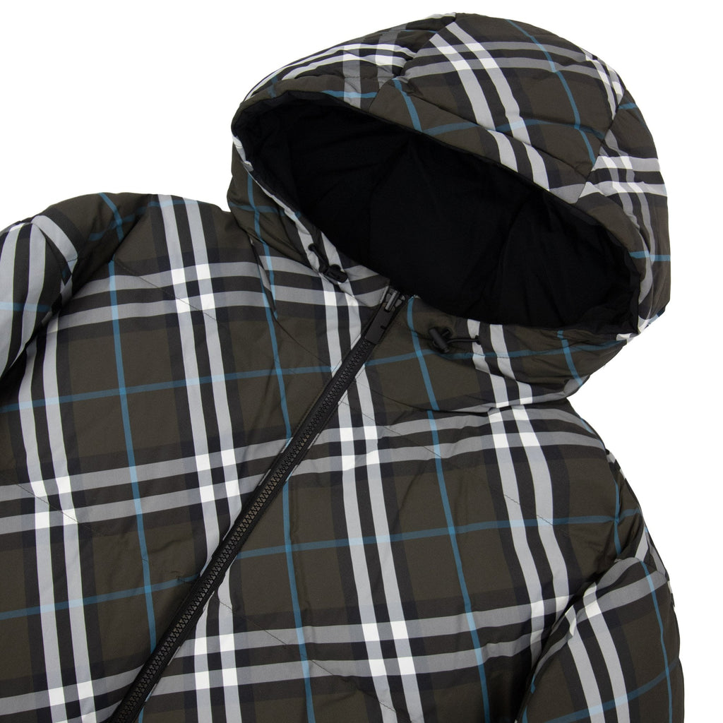 Burberry Reversible Check Down Puffer Jacket Snug Ip Check