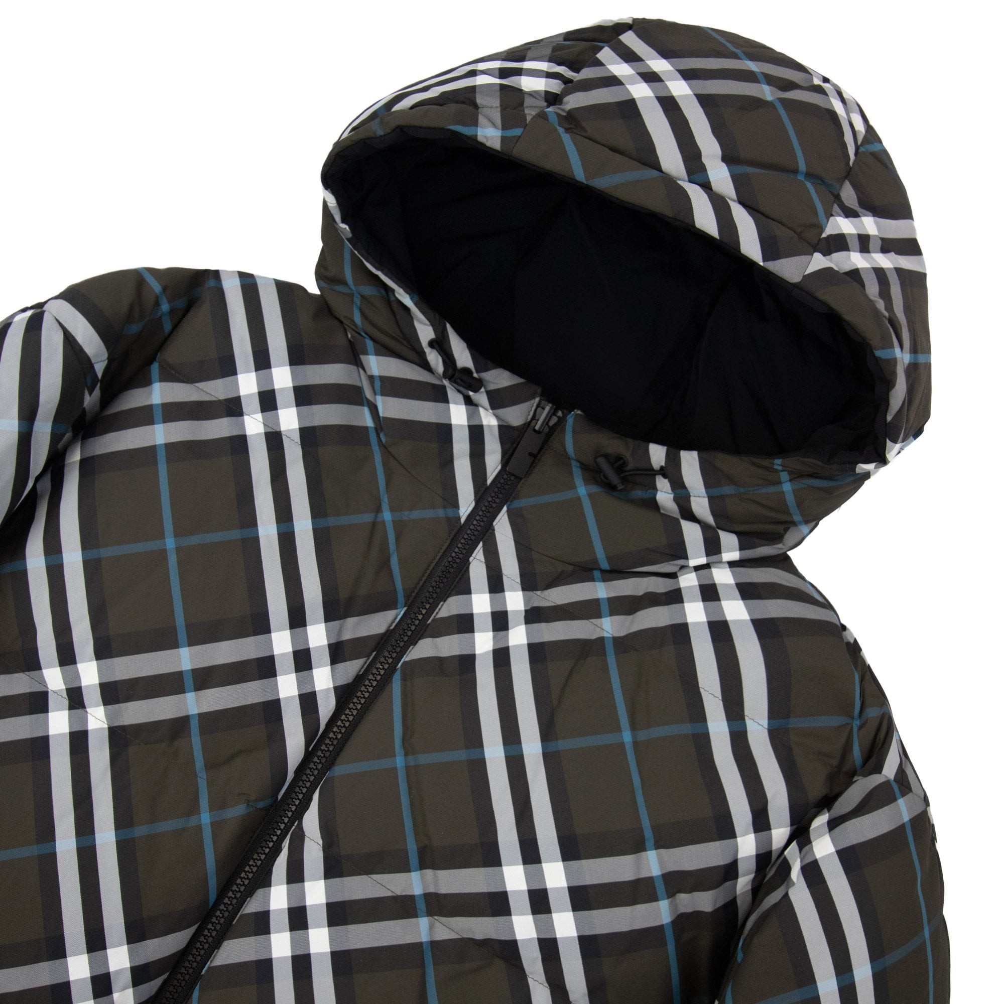 Burberry Reversible Check Down Puffer Jacket Snug Ip Check