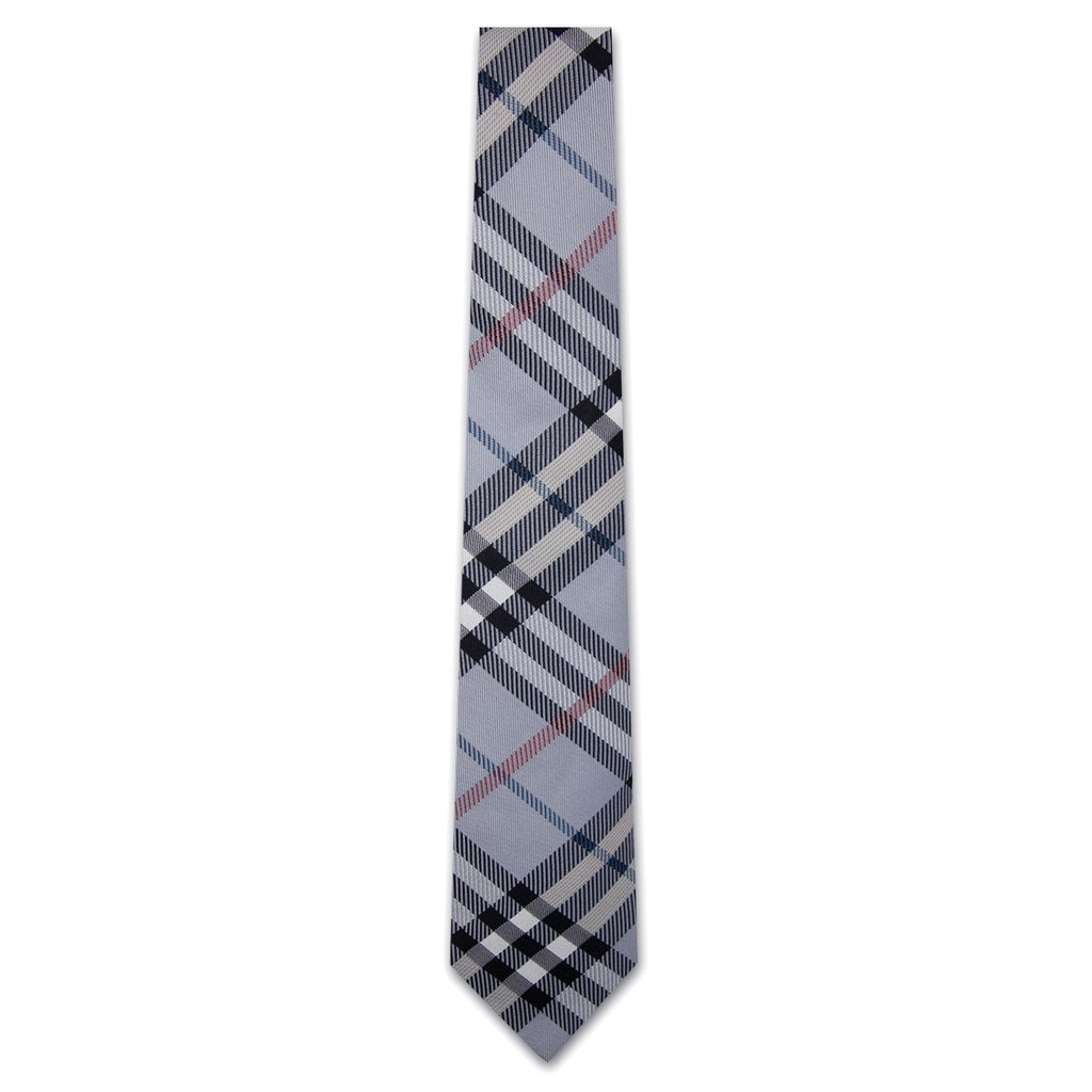 Burberry Check Silk Tie Glacier Ip Check