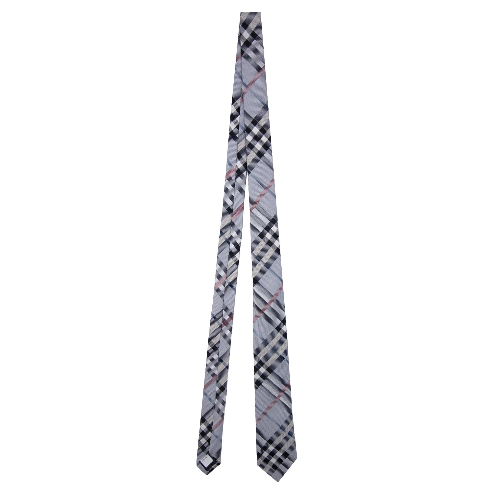 Burberry Check Silk Tie Glacier Ip Check