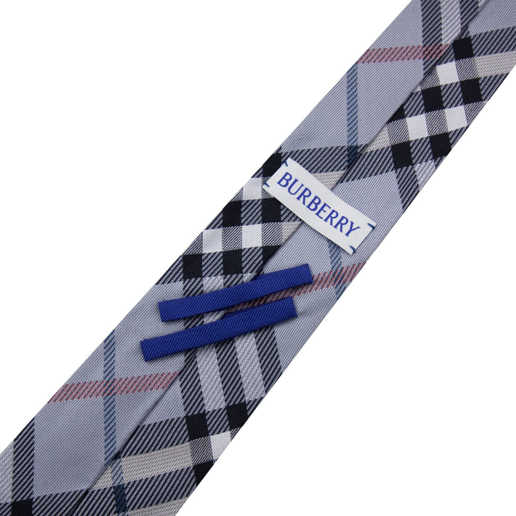 Burberry Check Silk Tie Glacier Ip Check