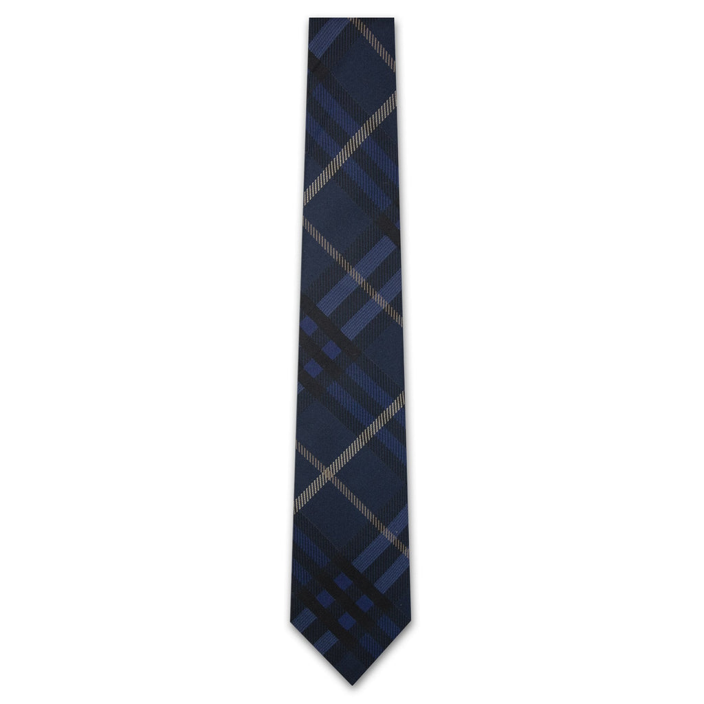 Burberry Check Silk Tie Midnight Ip Check