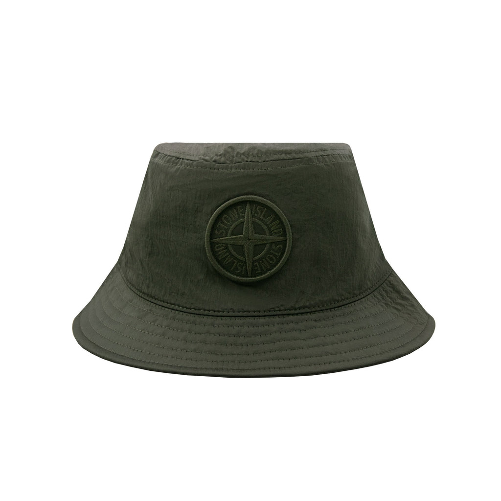 Stone Island 9100009 Nylon Metal Bucket Hat Khaki V0059