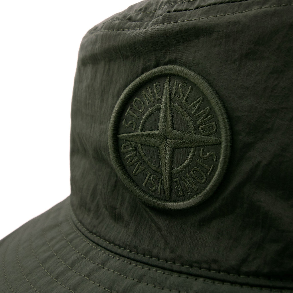 Stone Island 9100009 Nylon Metal Bucket Hat Khaki V0059