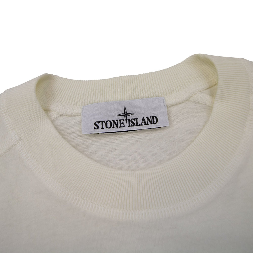Stone Island Institutional One Print T Shirt Ivory V0093