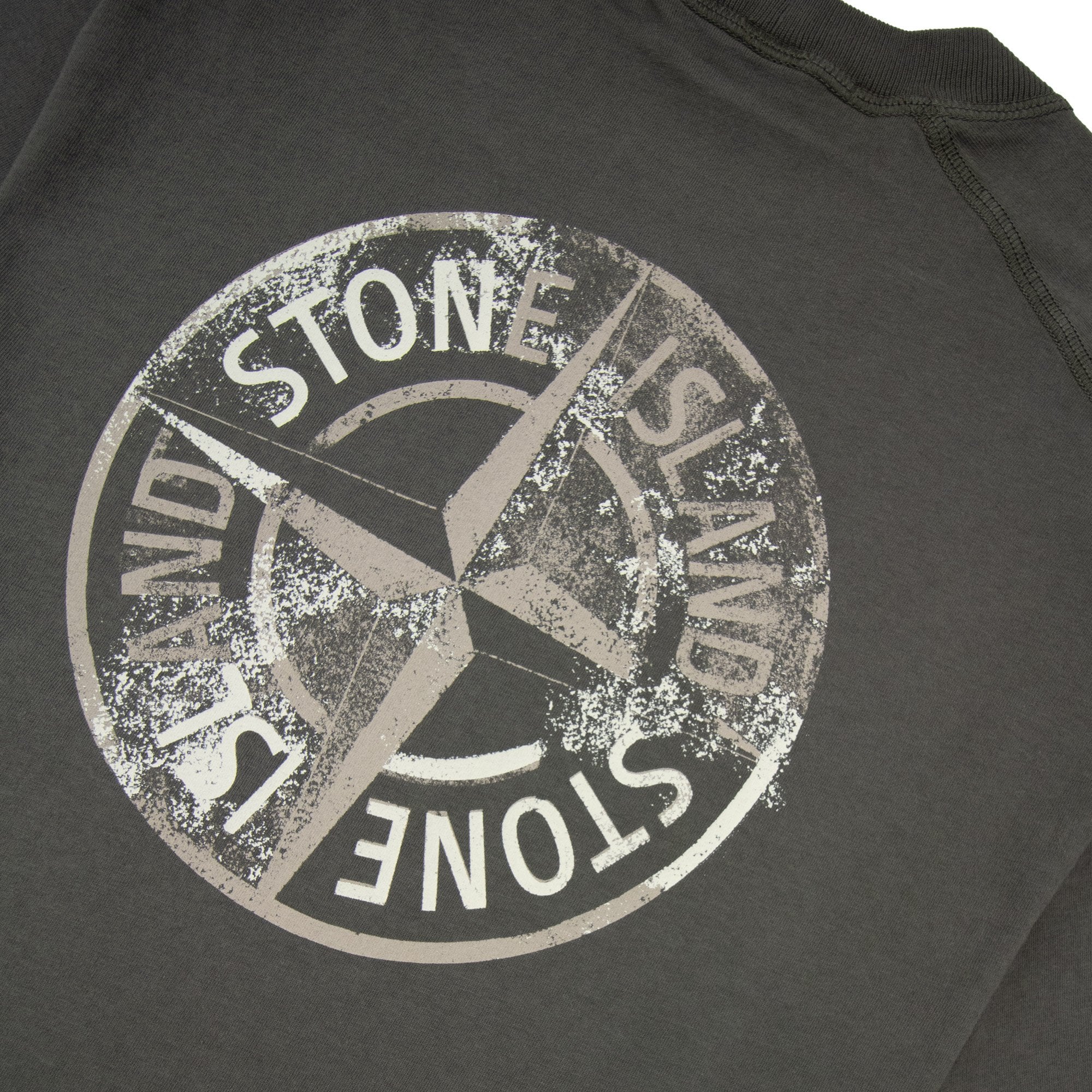 Stone Island Institutional One Print T Shirt Khaki V0054
