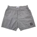 Stone Island B100009 Nylon Metal Mid Length Swim Trunks Pearl Grey V0061