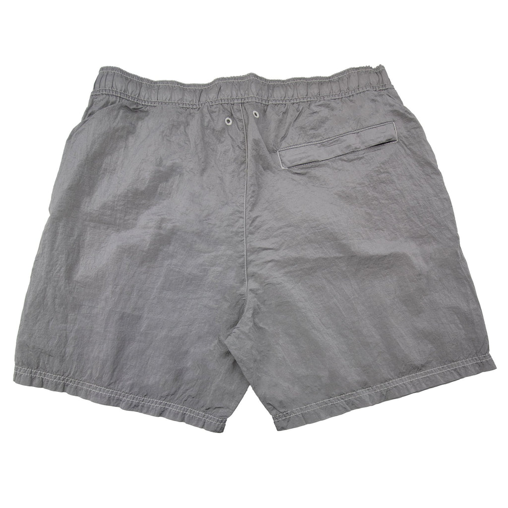 Stone Island B100009 Nylon Metal Mid Length Swim Trunks Pearl Grey V0061