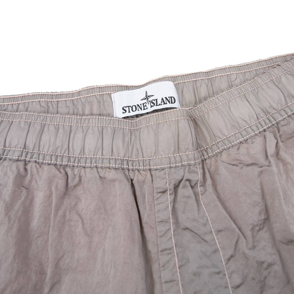 Stone Island B100009 Nylon Metal Mid Length Swim Trunks Pink V0082