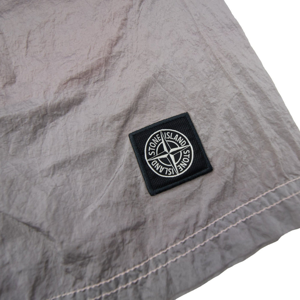 Stone Island B100009 Nylon Metal Mid Length Swim Trunks Pink V0082