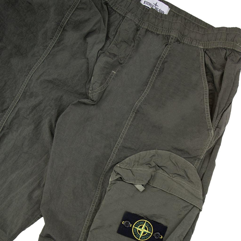 Stone Island 100006 Nylon Metal Econyle Cargo Pants Khaki V0054
